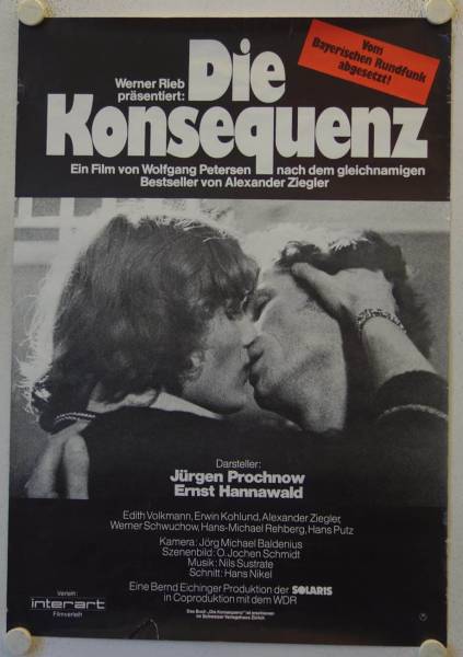 The Consequence original release german movie poster